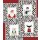 Mixed Block Panel Santa Snowman Reindeer Bear multi