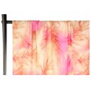 Viscose Tropical tie dye pink beige