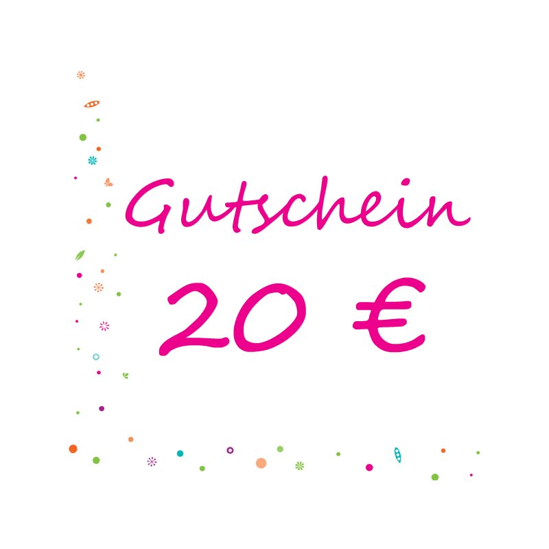 Gutschein über 20,- EUR, 20,00